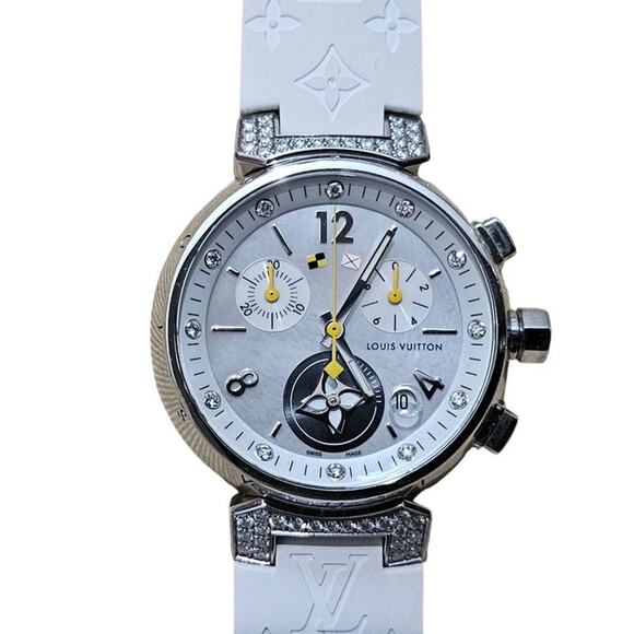 Louis Vuitton Jewelry - Louis Vuitton Diamond Tambour Lovely Cup 34mm Ladies Watch